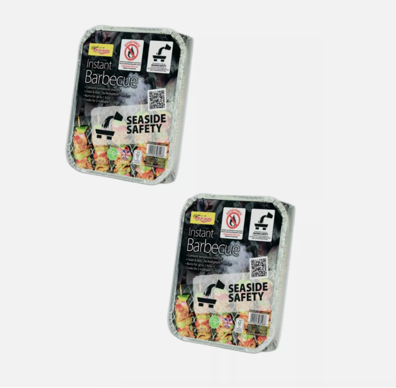 Instant Barbecue Tray - Easy Light - Cooks For Up To 1.5 Hours - GREAT VALUE - Image 3